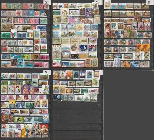 Australia, nice collection of stamps all different (see 5 pictures)