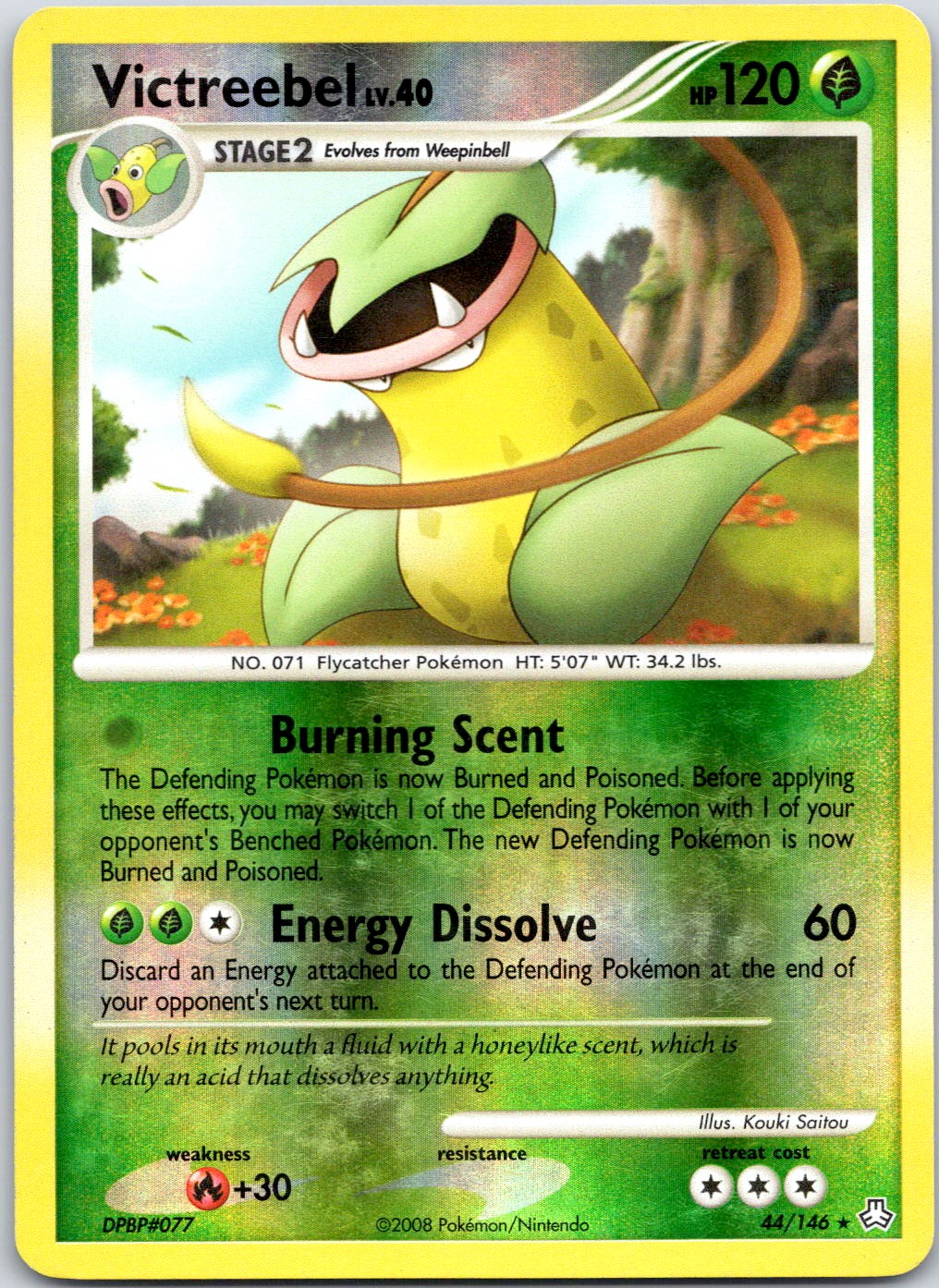 Victreebel #44/146 Reverse Holo Legends Awakened Pokemon MP