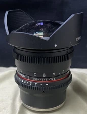 ROKINON 8MM T3.8 FISHEYE LENS CS II