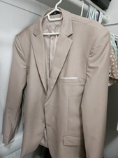 XL Champagne Color Blazer Men's
