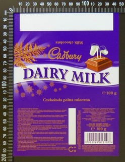 2 Original Cadbury Wedel (Poland) 100g Chocolate Wrappers Early 2000s?
