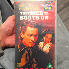 Warner Home Video They Died with Their Boots On PAL VHS U Big Picture 1941