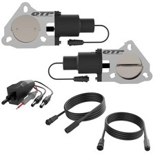 Qtp Qtec60 Dual 3.00 Inch Electric Cutout Valves Dual Toggle Switch Qtp Qtec60 Dual 3.00 Inch Electric Cutout Valves Dual Toggle Switch