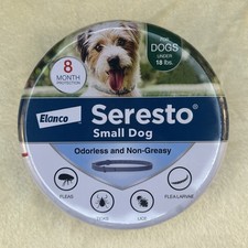 Seresto Flea and Tick Collar 8 Months Protection for Small Dogs - 18lbs