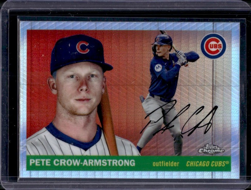 2025 Topps Chrome Platinum Pete Crow-Armstrong Prism Refractor Retail #73