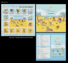 Cartoon,Character,Kakao Friends,Korea 2025,Dog,Cat,Food,Beach,Crab,Palm Tree