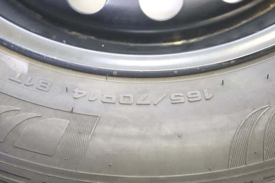 VW Up E-UP BL2/5 Facelift 1S0601027G Stahlfelge Reifen 165/70 R14 81T 14 Zoll - Bild 4 von 4