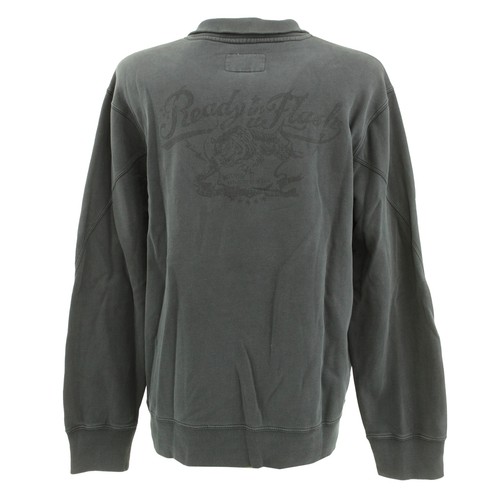MUSTANG Herren Troyer Pulli Pullover Sweater darkgrey grau 27943 - Picture 2 of 2