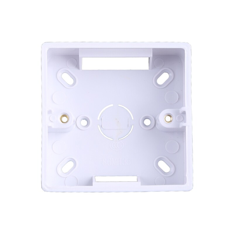 86X86 PVC Thickening Junction Box Wall Mount Cassette For Socket Base Sw