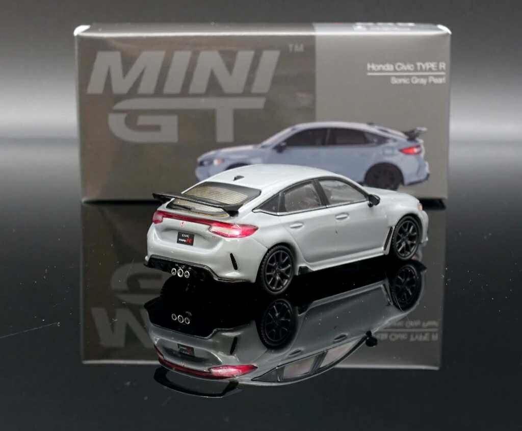 MINI GT Honda Civic Type R Sonic Gray Pearl FL5 #659 (LorR) 1/64