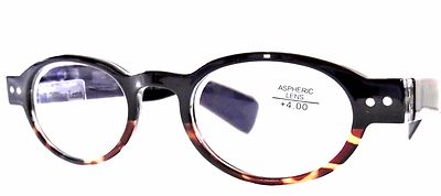 READING Ladies EYE GLASSES Designer Men Women EYE CANDY Black Tortoise +1.50
