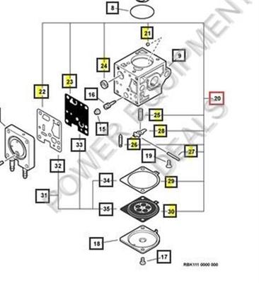 Genuine Echo / Shindaiwa KIT, CARBURETOR REPAIR RB-188 Part# P005002280 |  eBay