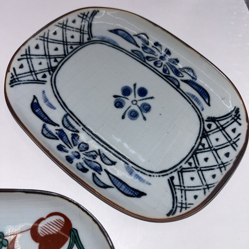 Vintage Hand Painted 6”x5” Small Ceramic Trays/Dishes - Picture 6 of 11
