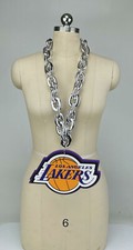 New NBA Los Angeles Lakers Gameday Tailgate Silver Fan Chain Fanchain