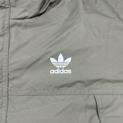 Adidas Parka Padde Coat Jacket Size XL Olive Green ED5835 | eBay