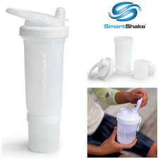 Smart Shake Protein Bottle Mixer Shaker Cup SmartShake Revive Junior White 300ml