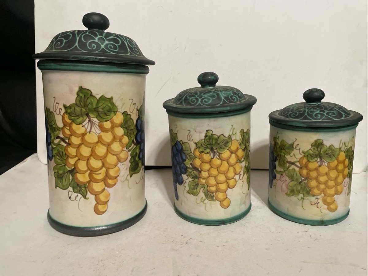 イタリア PER ALIMENTIキャニスター3個セット