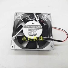 Sanyo 109E1224A105 DC24V 0.37A 12CM 2-Wire Aluminum Frame Inverter Cooling Fan