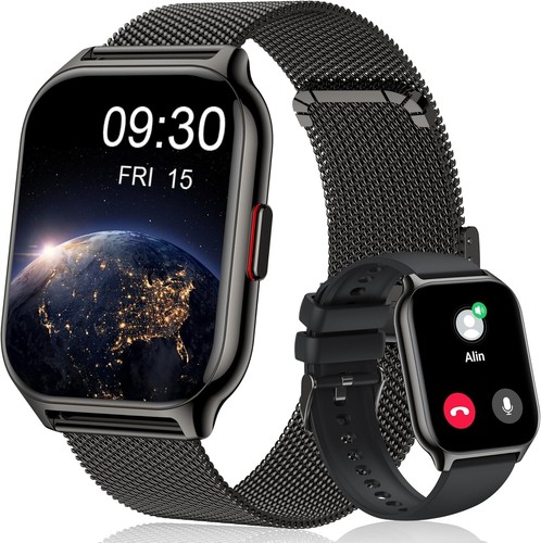 Fitness Smartwatch with Blood Pressure Heart Rate Monitor for iPhone 16, 16e - Picture 7 of 68