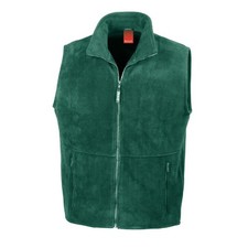Result Mens WHITE YELLOW RED BLUE GREEN Sleeveless Fleece Bodywarmer Gilet Vest