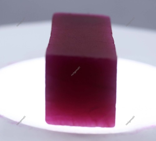 Rubino Naturale 399 Ct Enorme Terra Ruvida Estratta CERTIFICATO Rosso Pietra Preziosa Sciolta - Foto 3 di 8