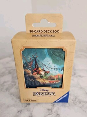 lorcana 80 card deck box Disney Tcg: Ursula's Return legendary Disney characters Lorcana: Azurite Sea "Winnie The