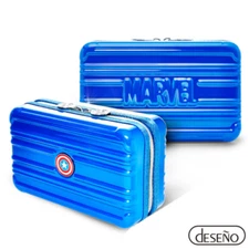 Official Deseno Marvel Captain America Hard Case Travel Toiletry Amenity