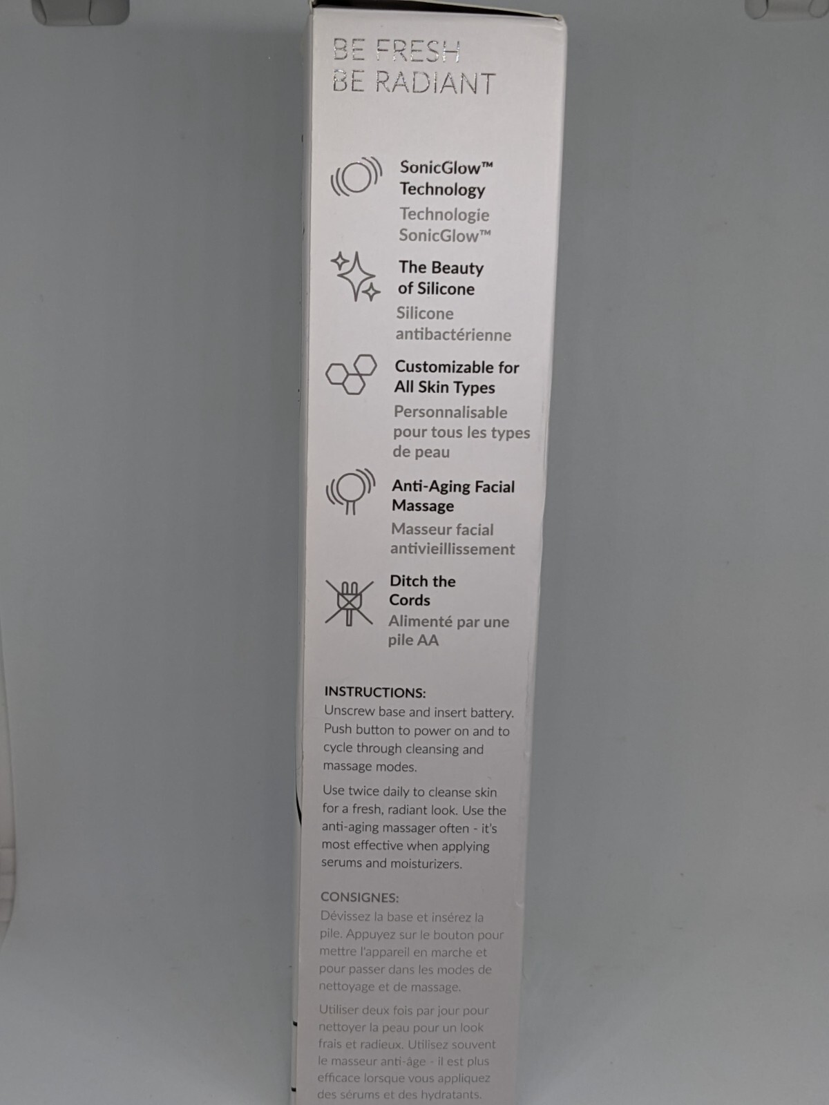 PMD Clean Smart Anti-Aging Facial Cleansing Device Uses SonicGlow Technology New