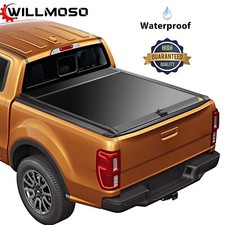 5ft Truck Bed Cover Retractable Hard Tonneau For 2019-2025 Ford Ranger Aluminum