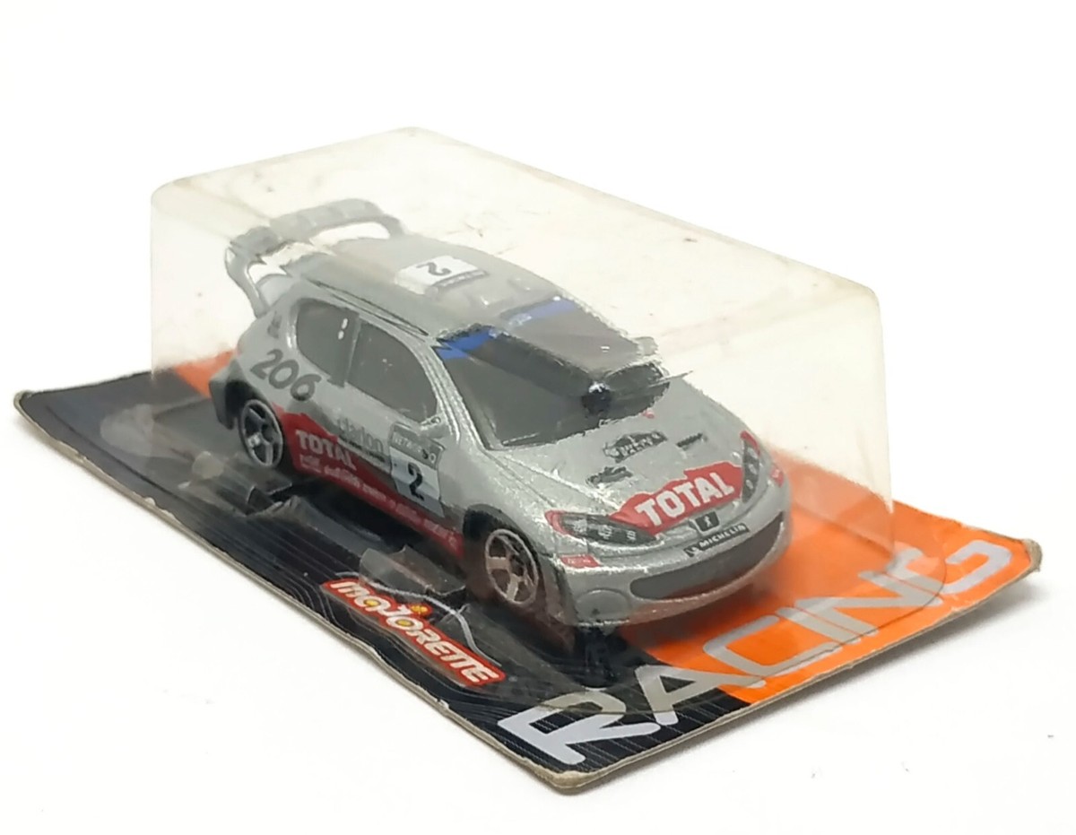 Majorette Peugeot 206 WRC no.2 Silver 1:57 (3