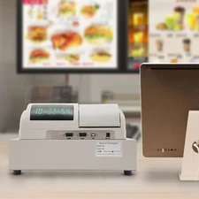 Electronic Pos Cash Register Cashier Machine With Drawer Financial Equipment