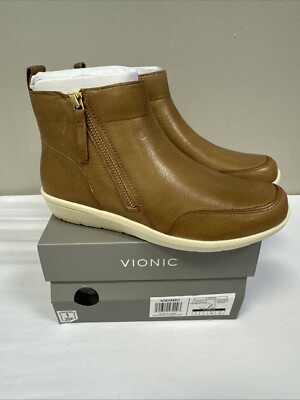 Vionic Women s Lois FG Magnolia Wheat Boots Size 5