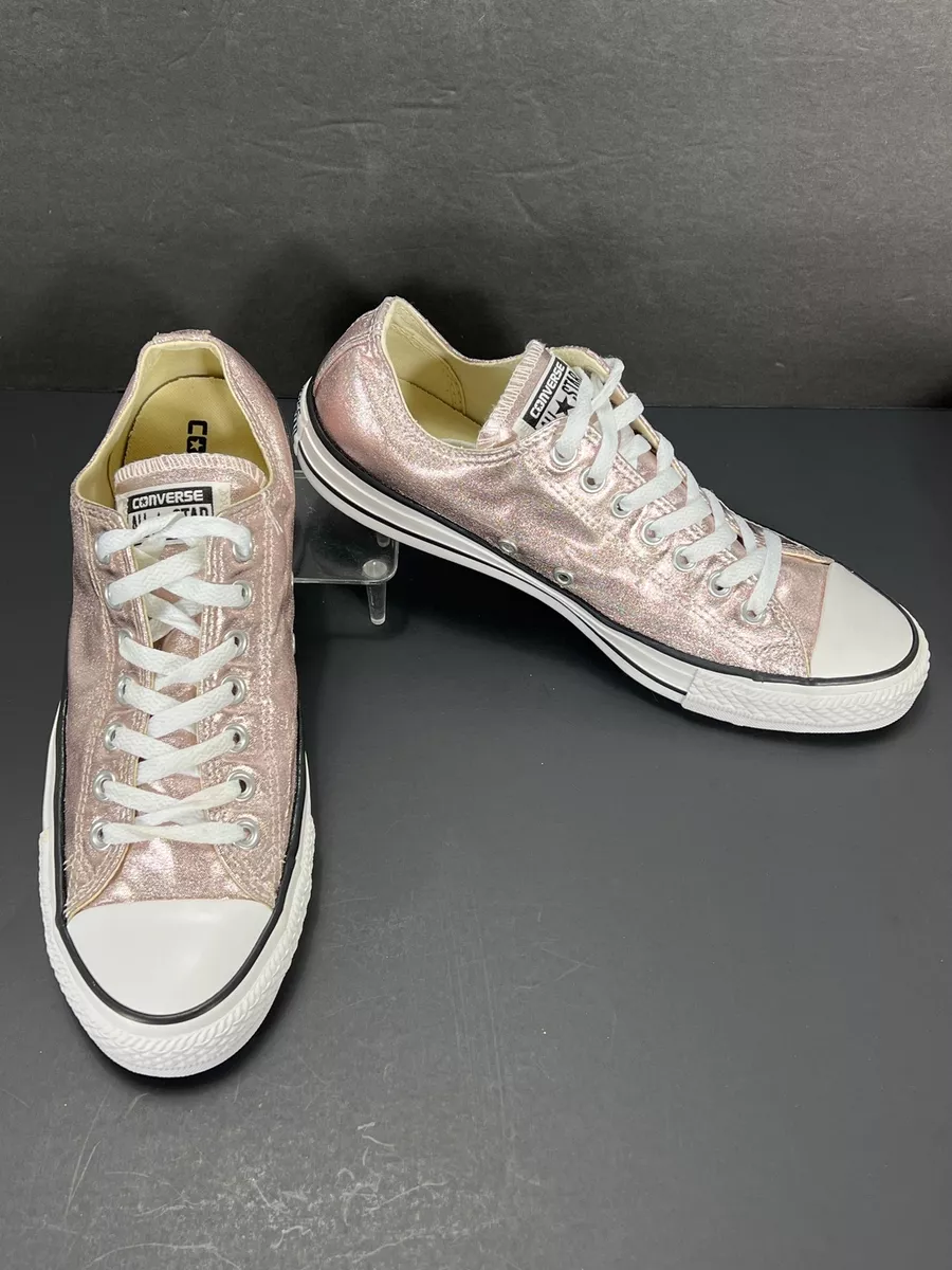 ale bomuld Zeal Converse Chuck Taylor All Star Sneakers Womens 10.5 Rose Quartz Metallic  Y2K | eBay