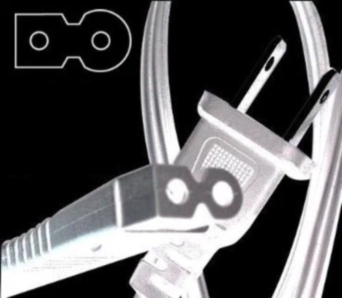 Lot10pcs WHITE 6ft 18awg appliance/TV/LCD Power Cord/Cable polarized 2pin C7{DO