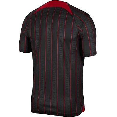 Nike Lebron x Liverpool FC Soccer Jersey Black Red FD0627 Nike Lebron x Liverpool FC Soccer Jersey Black Red FD0627