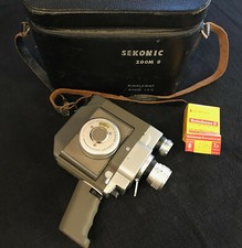 Cinepresa SEKONIC modello SIMPLOMAT 10 zoom 8, anni 60', pellicola 8mmx7,5m