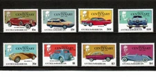Antigua 1986 - Carl Benz Cars - Set of 8 Stamps - Scott #968-71 - MNH