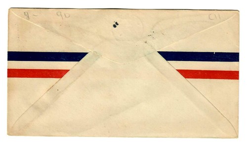 #9d C-11 Via Air Mail 1928 "High Flying Plane", Jackso ?, Mich. - Picture 2 of 2