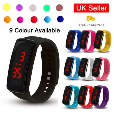 led wristband watch