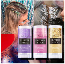 Festival Face Glitter Stick Face Body Cosmetic Fairy Hair Part Rave Chunky