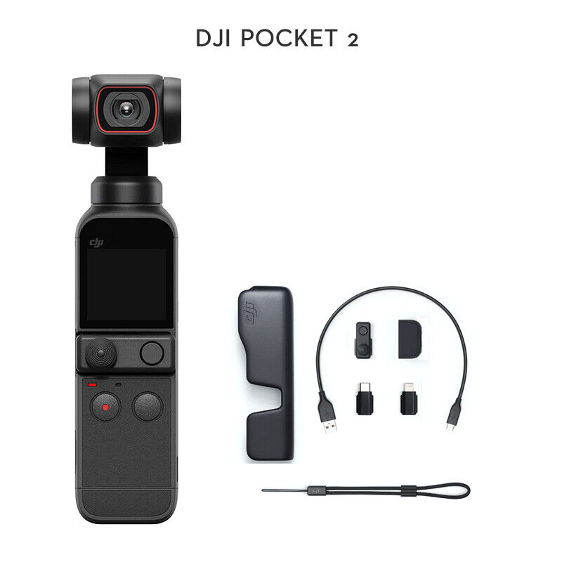 DJI Osmo Pocket 2 3-Axis gimbal stabilizer 4K Pocket camera 8x