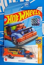 Hot Wheels 2024 Factory Set HW Fast Transit #30 Road Bandit Mtflk Blue w/ RA6s