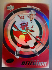 2022-23 Upper Deck Centre of Attention Sebastian Aho #16 Caroline Hurricanes