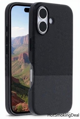 OtterBox iPhone 16 Statement Series Cactus Leather, Desert Dusk Black