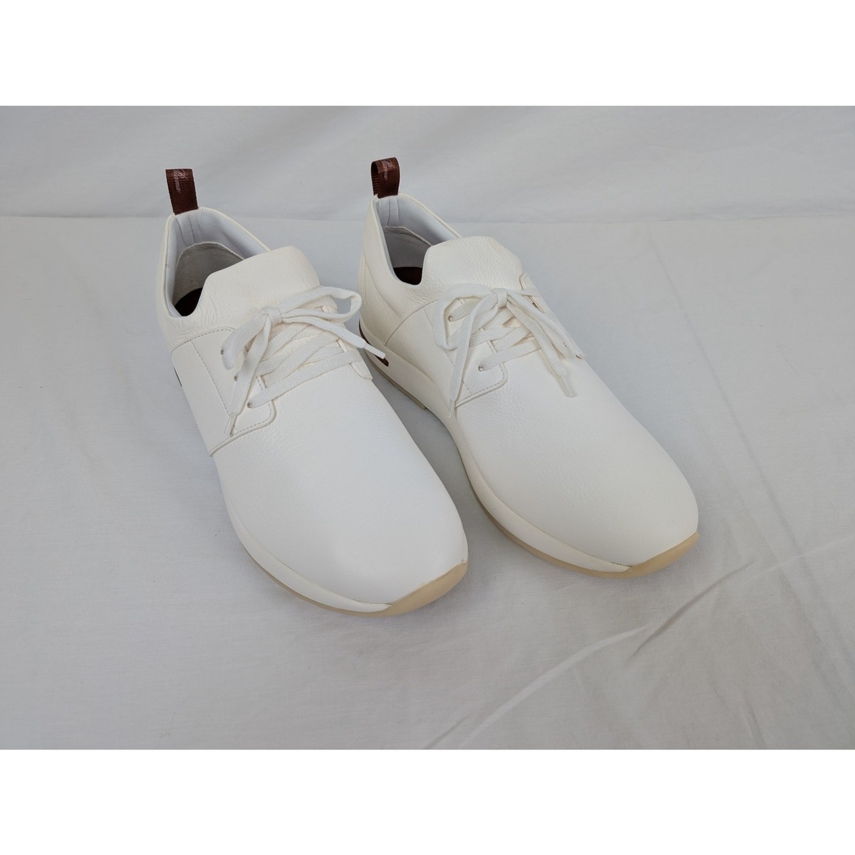 Loro Piana 360 LP Flexy Walk Man Metal Free Deer Sneakers in White