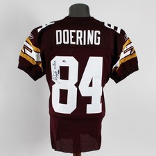 Chris Doering Game Worn Signed/Inscribed Jersey 2002 NFL Washington Redskins #84