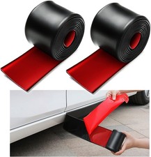 8.2ft 3.15in Side Skirts for Cars, Rubber Anti-Scratch 2PCS 8.2ft 3.15in
