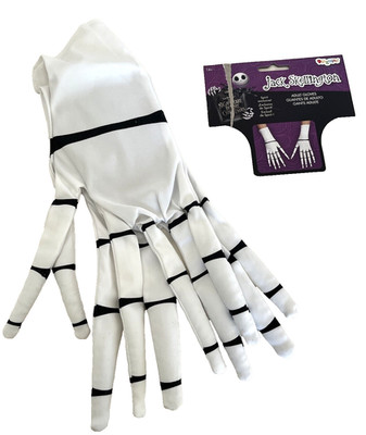 Nightmare Before Christmas Jack Skellington Gloves Disguise Adult