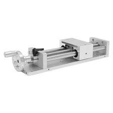 Manual Cross Sliding Table 200MM Linear Rail Slide Stage Actuator Table CNC Mill