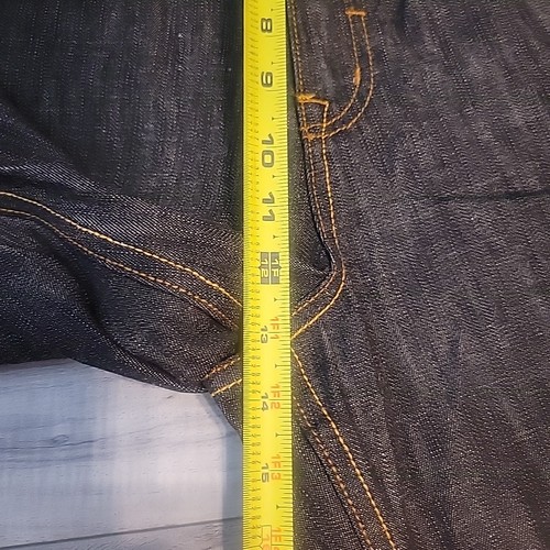 Rockawear Jeans Mens 38 Denim Baggy Hip Hop Y2K Embroidered Pockets VGT NEW - Picture 12 of 12